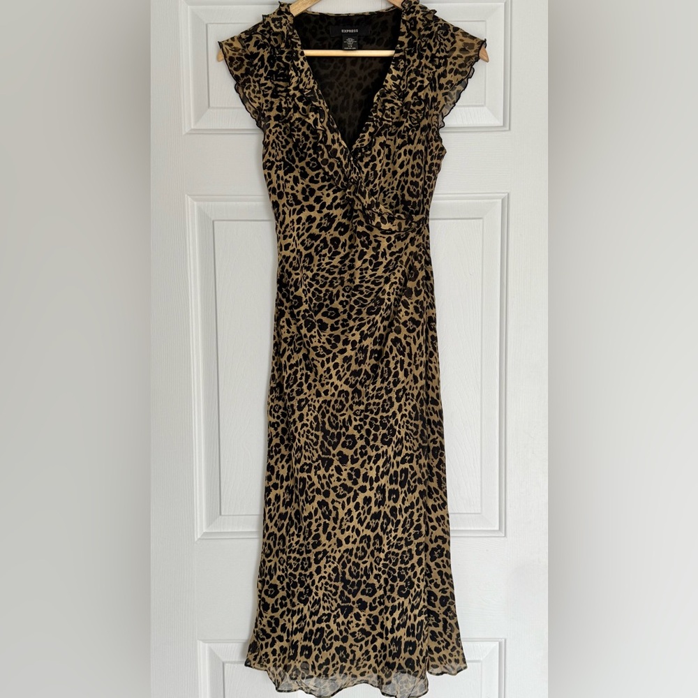 Leopard Print Women's Dress